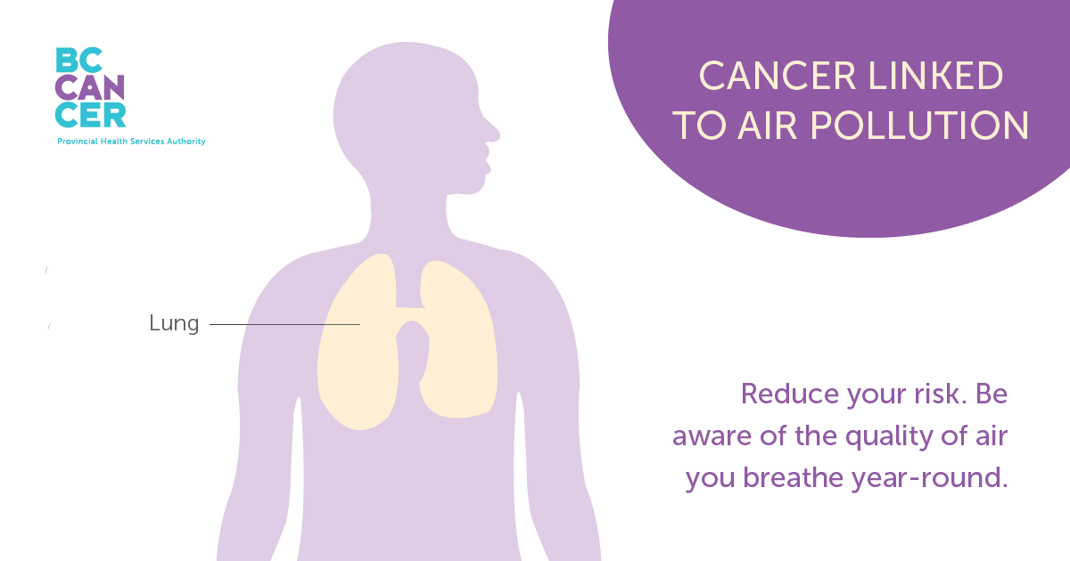 Cancers linked to air pollution