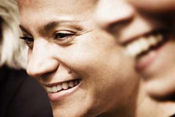 Smiling women
